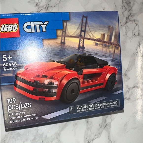 LEGO City Red and Black Sports Car Set - Picture 2 of 7